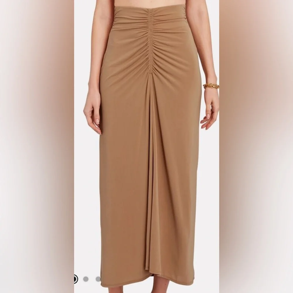 A.L.C. Tan Midi Skirt